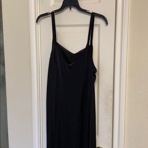 Long black slip